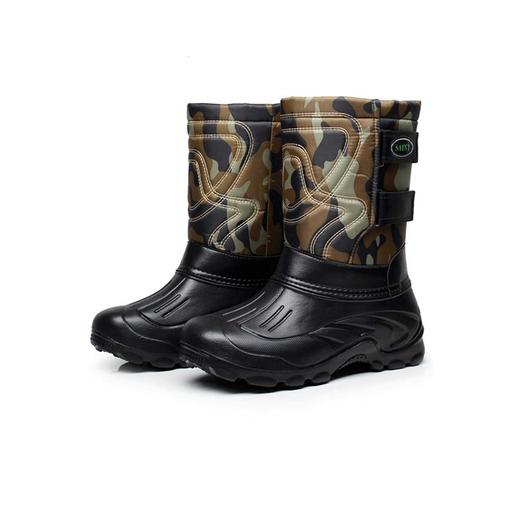 Men Easy Wear High Top Camouflage Pattern Waterproof Shoes - MSC50085