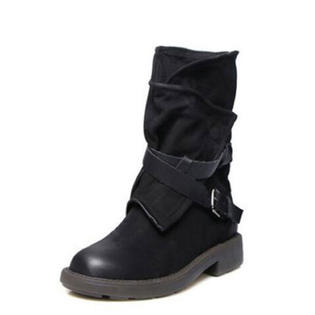 Women Stylish Comfortable Buckle Belt Winter Fashion Shoes - WSC50777