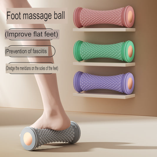 Plantar fascia foot massager to improve flat feet, rolling trainer, acupoint relaxation, arch and meridian dredge