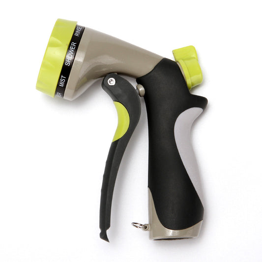 Aluminum Alloy Spraying Garden Water Gun Head For Gardening, Car Washing, Multi-Functional High-Pressure Water Gun Nozzle