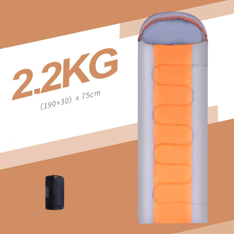 Outdoor Portable Sleeping Bag, Dirty Lunch Break Quilt, Camping Thickened Waterproof Single Can Be Combined With Double Adult Cotton Sleeping Bag.
