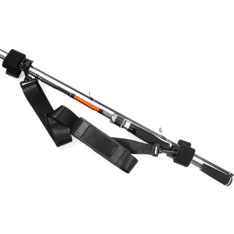 Lure Rod Strap, Non-Slip Fishing Rod Shoulder Strap, Fishing Rod Velcro Strap, Portable Multi-Functional Fishing Rod Strap.