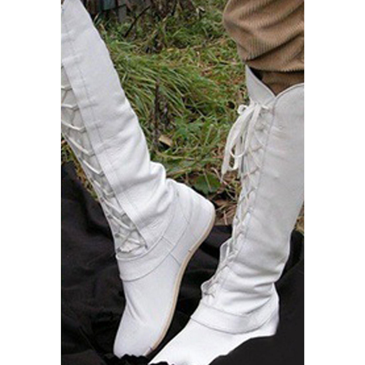 Tom Carry Women Classy Winter Gothic Lace Up Pu Leather Boots - WSC50805