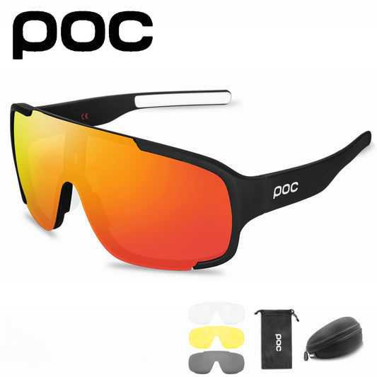 POC 4 lens set cycling glasses ASPIRE fully coated cycling goggles can be equipped with myopia glasses