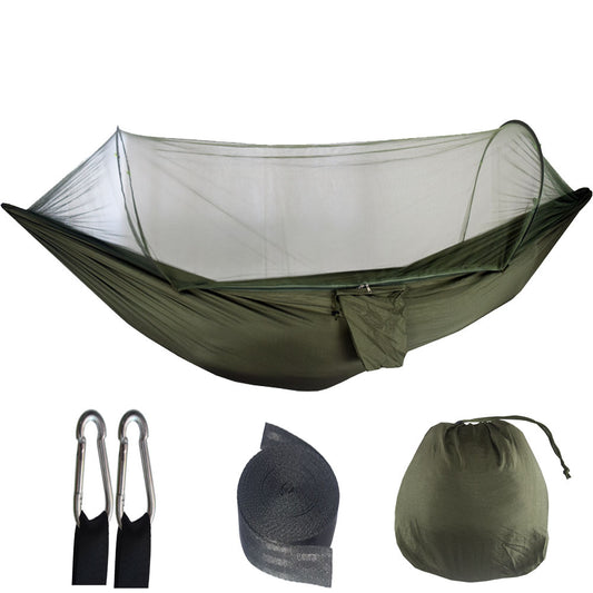 New automatic quick-opening mosquito net hammock outdoor camping camping leisure anti-mosquito hammock