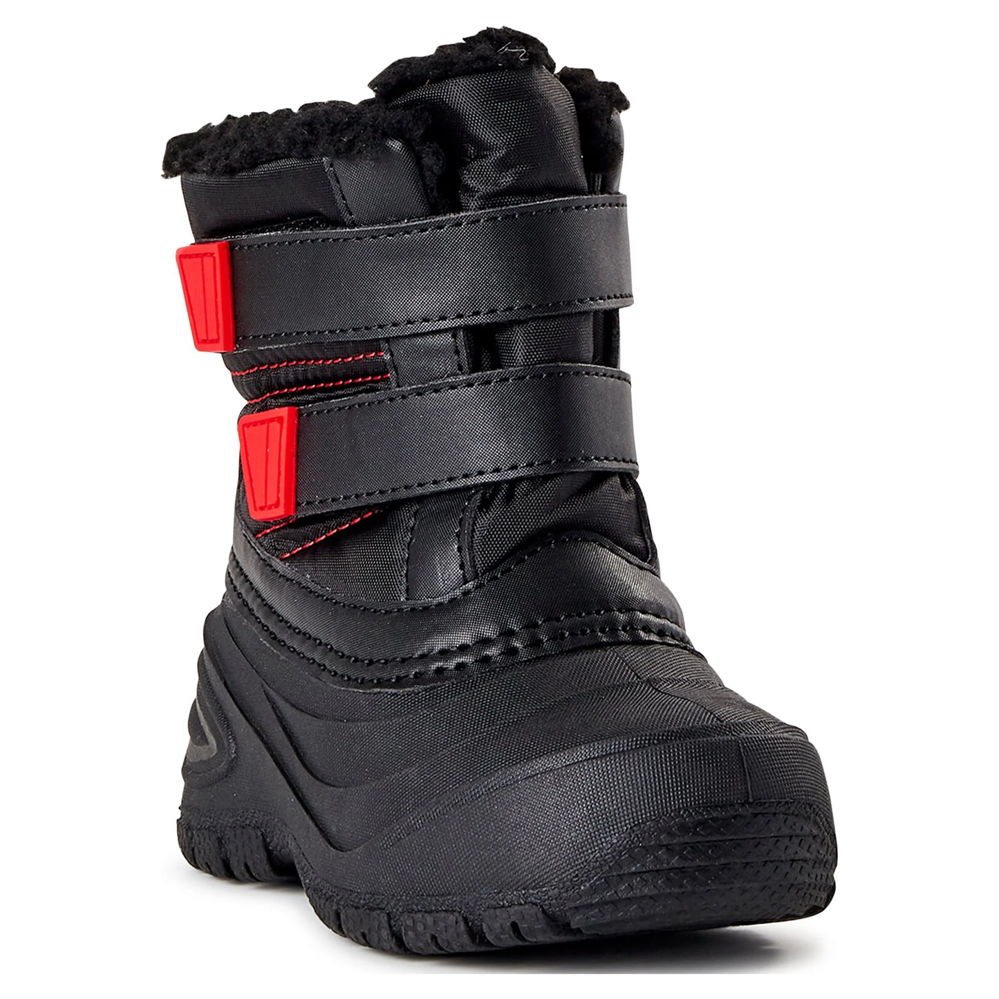 Toddler Boys Water-Repellent Upper With Two Hook and Loop Straps Winter Boots