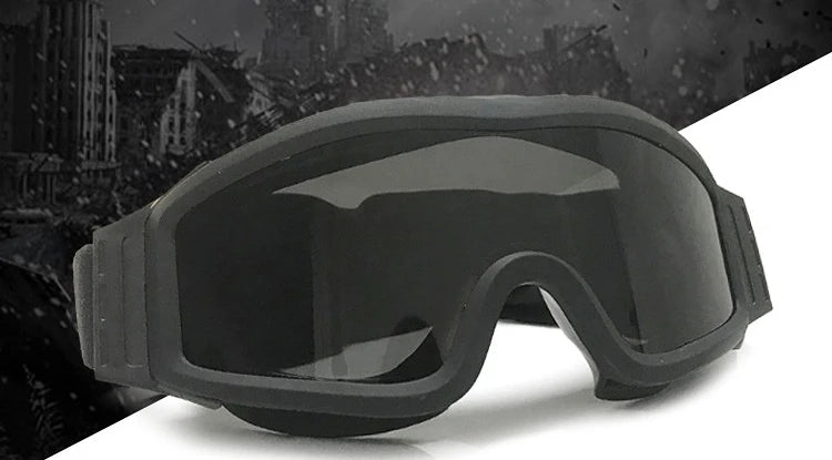 Outdoor Goggles For Riding Motorcycles, Sports Goggles, Windproof Sand Fan Tactical Equipment.