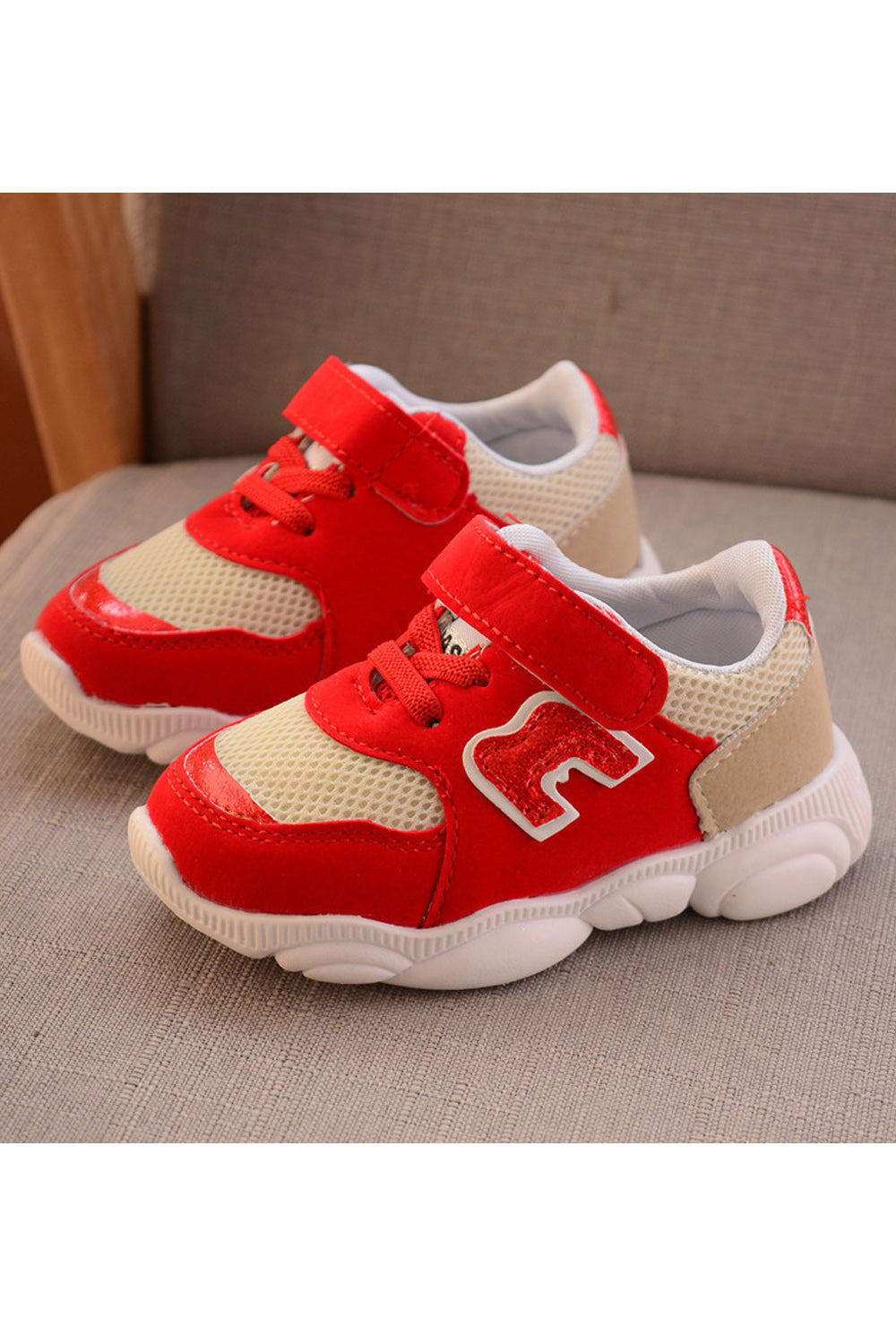 Toddler Girls Elegant Styled Solid Colored Rubber Surface Comfy Shoes