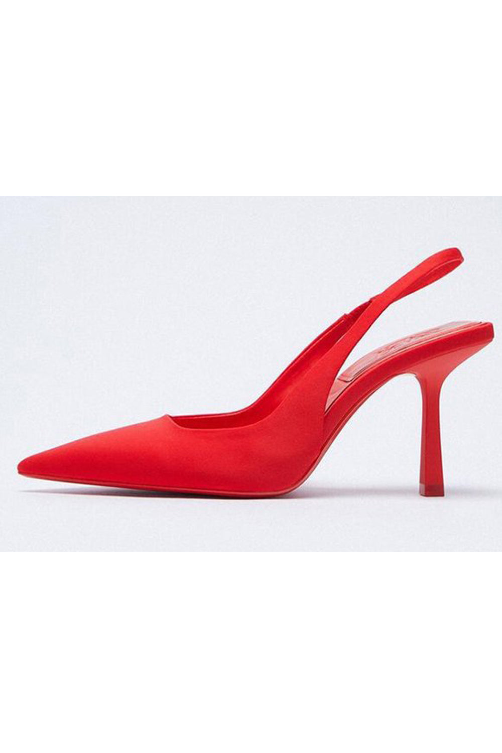 Women Lightweight Fantastic Solid Colored Stiletto Heel Pointed Toe Thin Strape Ankle Party Pumps - WSHP110500