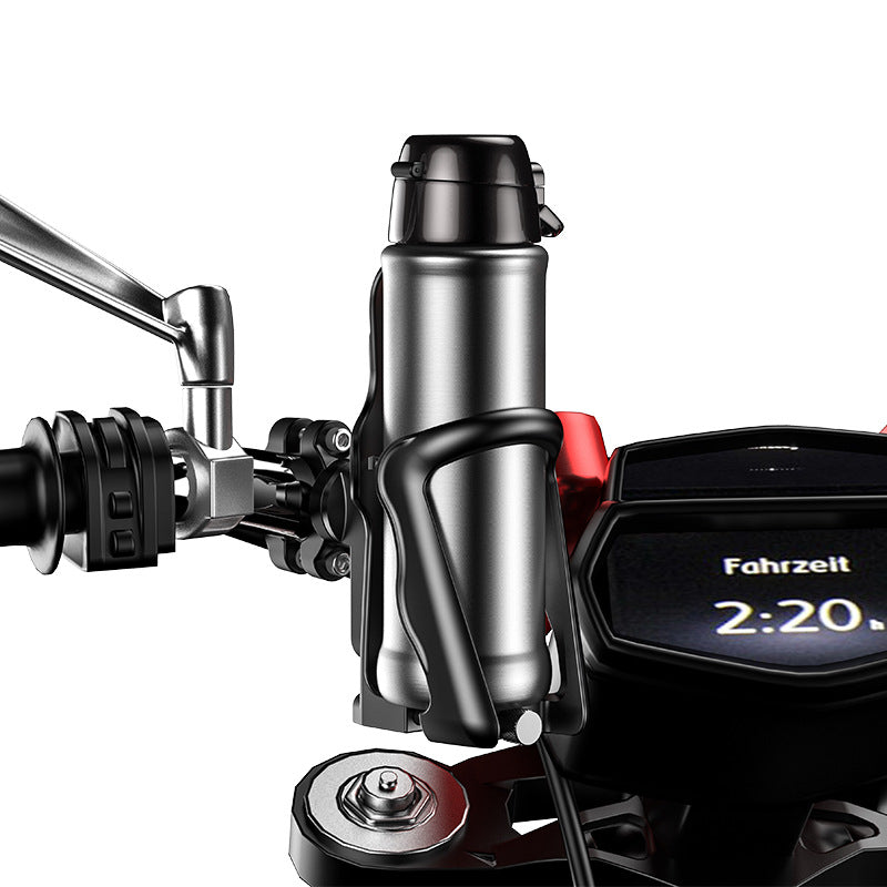 Motorcycle bicycle riding universal water bottle water cup holder riding motorcycle travel mineral water cup holder.