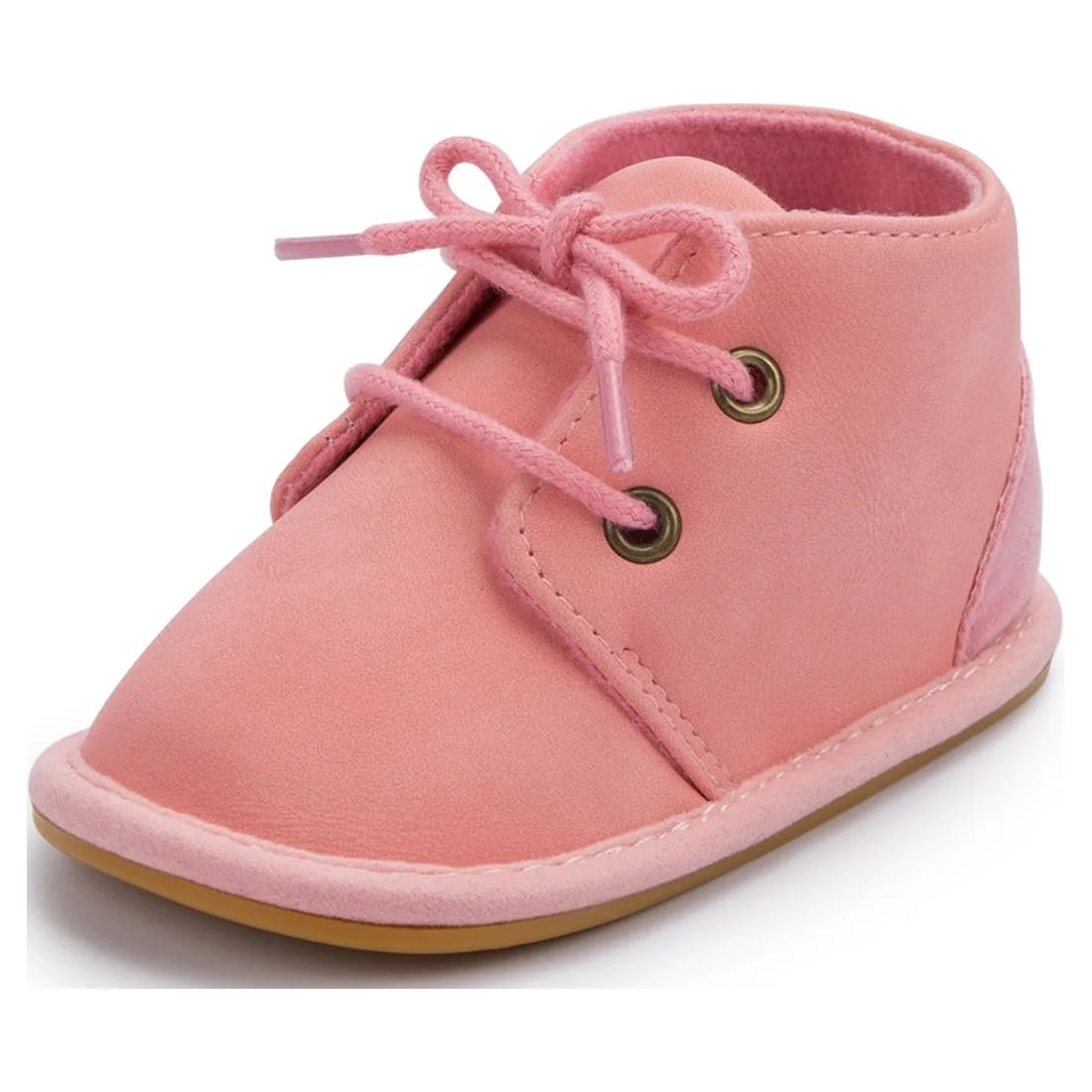 Baby Girls Boys Boots Infant Lace Up Booties Winter Shoes