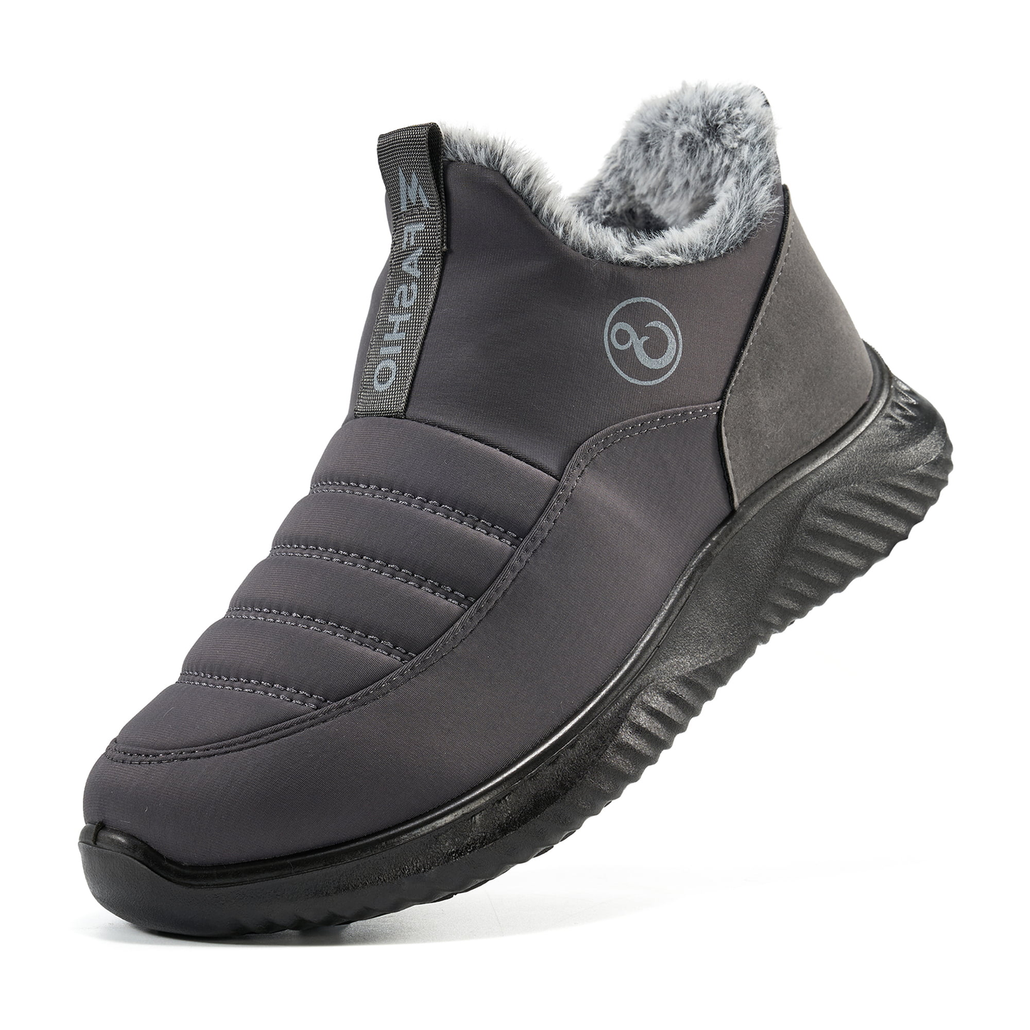 Women Winter Warm Faux Waterproof Slip On Comfort Snow Boots