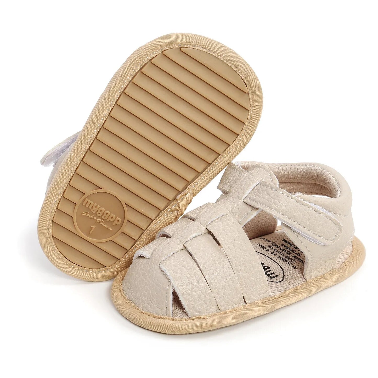 Baby Girl Summer Baby Girl Shoes Toddler Flats Sandals Soft Rubber Sole Anti-Slip Shoes - BGSD50785