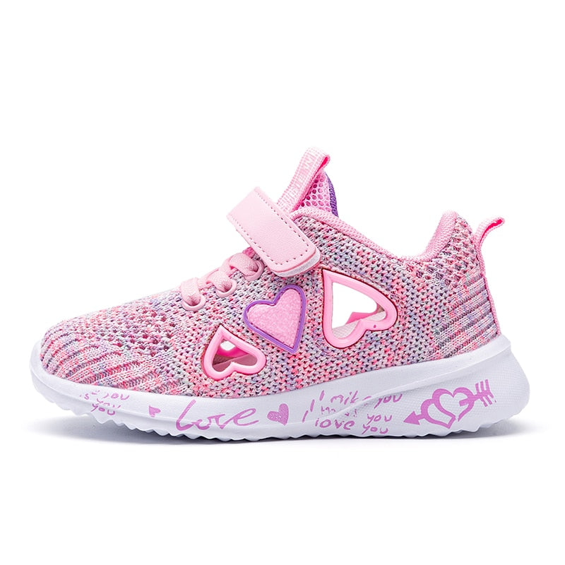 Girls sports shoes autumn new children's sneakers big kids students pink casual Shoes - YGSD50507