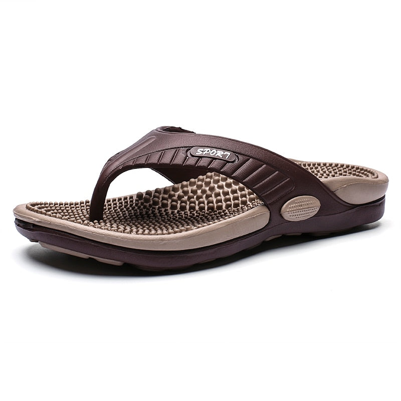 Men Slippers Flip Flops Shoes  Summer Breathable Beach Shoes Sandals - MSL50251