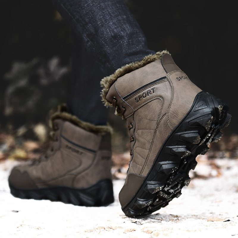Men Winter Boots Steel Toe Cap Safety Boots Work Shoes Men Puncture-Proof Work Boots - MSWRB50419