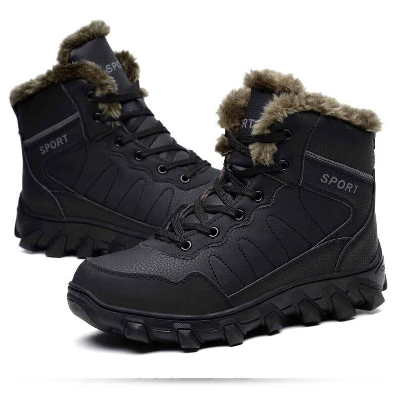 Men Winter Boots Steel Toe Cap Safety Boots Work Shoes Men Puncture-Proof Work Boots - MSWRB50419