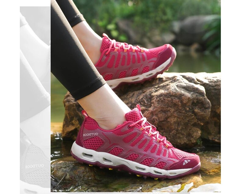 Women Hiking Spring Outdoor Climbing Shoes Ladies Sneakers Casual Shoes - WHS50181