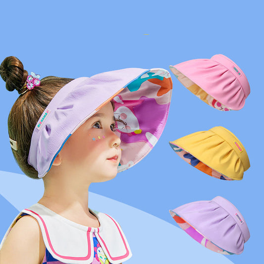 children's sun hat summer hat girls sun protection hat parent-child shell hat children's sun hat