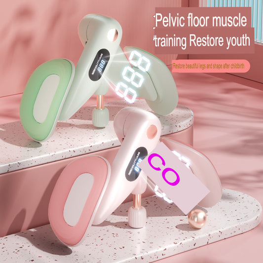 Pelvic floor muscle counting training repair device, postpartum pelvic recovery training leg curling and beautiful buttocks, thick leg clamping leg beauty device
