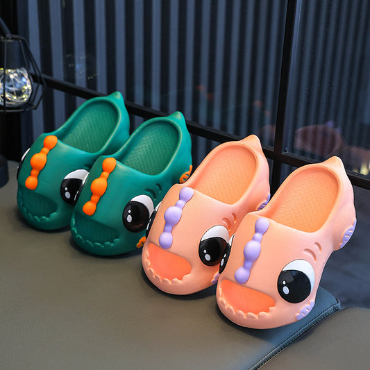 Children's sandals and slippers for girls, summer cartoon, cute, non-slip, soft-soled baby slippers for indoor bathing