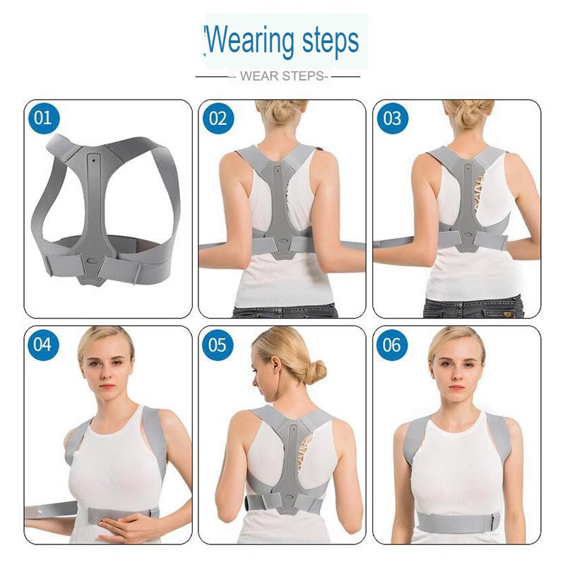 Hunchback protective gear for adult women, invisible improvement of posture, sitting belt, spinal column, scoliosis, straight back protective gear, posture correction belt