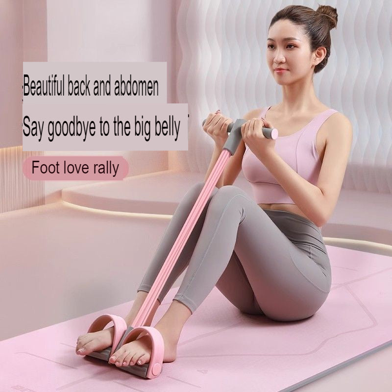 Multifunctional Pedal Tensioner Sit-Up Assistor Home Slim Belly Yoga Pedal Tension Rope