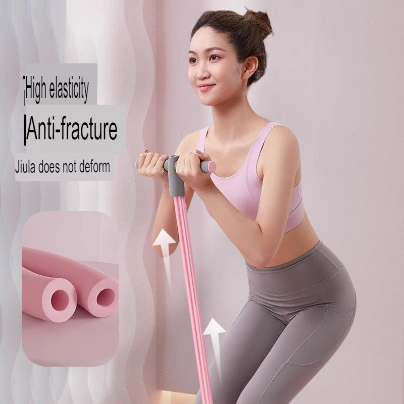 Multifunctional Pedal Tensioner Sit-Up Assistor Home Slim Belly Yoga Pedal Tension Rope
