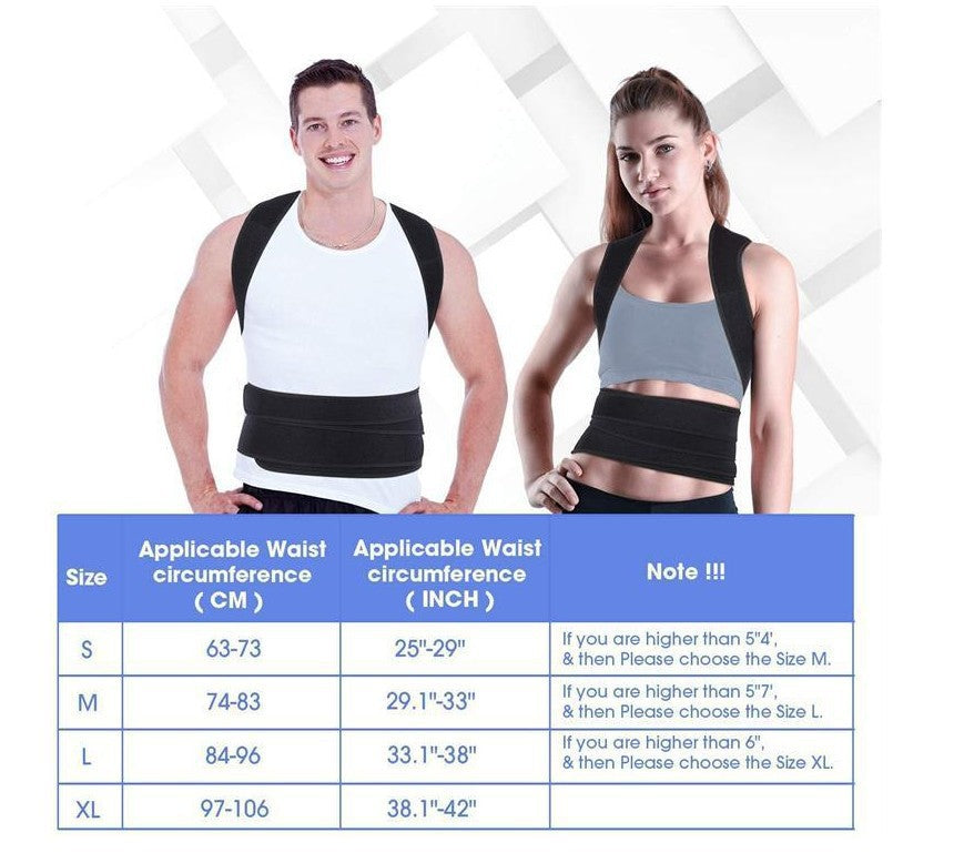 Cross-Border New Type Of Correction Belt, Thickened Men's And Women's Hunchback Corrector, Sitting Posture Fixed Corrector, Adult And Children's Posture Correction Belt