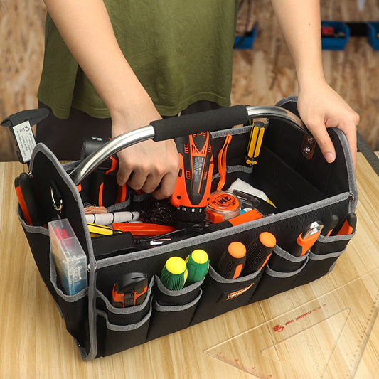 Tool Box Large Capacity Wear-Resistant Portable Electrician Tool Storage Box Multifunctional Hardware Tool Box