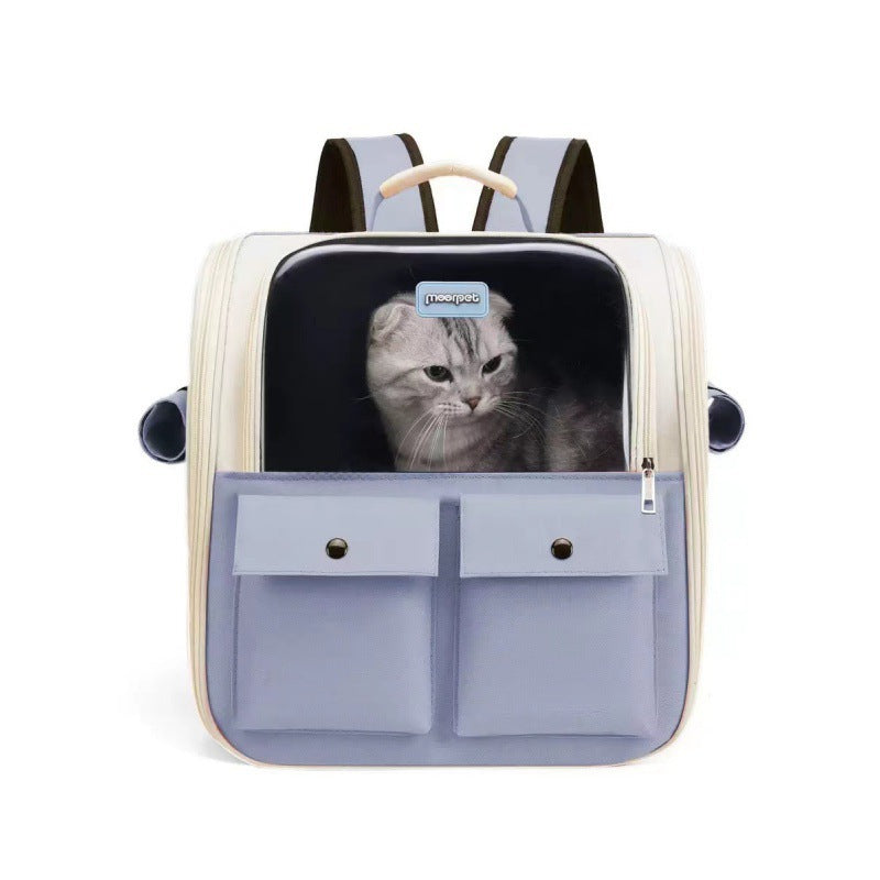Cat Bag Backpack Space Bag Outdoor Portable Backpack Space Capsule Portable Dog Breathable Cat Pet Bag