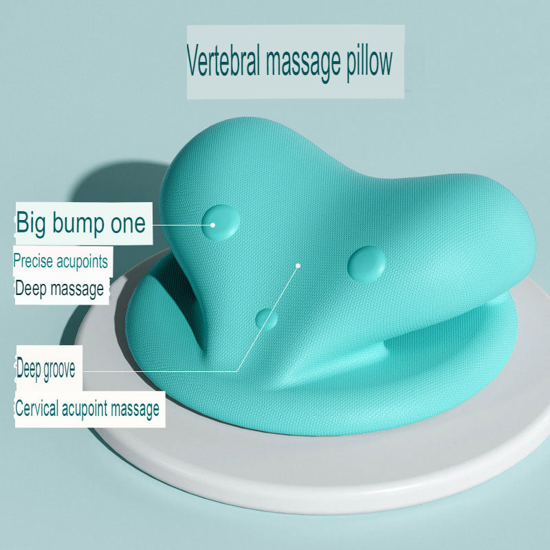 Cervical spine massager gravity acupressure neck massage pillow shoulder and neck repair pillow home traction correction massage pillow