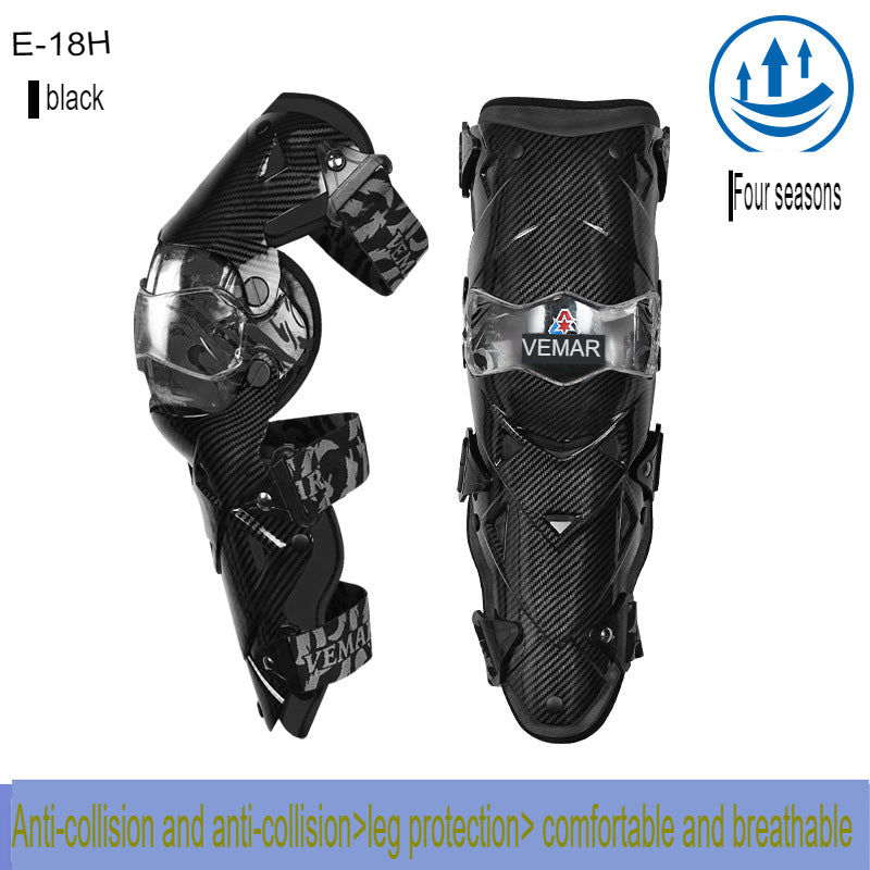 Motorcycle Knee Pads And Elbow Pads, Four-Season Anti-Fall And Wind Protection For Men And Women