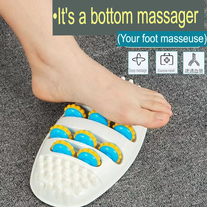 Foot massager leisure relaxation decompression acupuncture point foot acupressure foot therapy board home foot massager roller