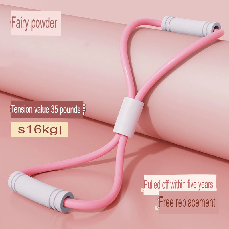 Eight-Character Tensioner, Home Fitness Elastic Band, Open Shoulder And Beautiful Back Artifact, Slim Back Rope Stretcher, Yoga Equipment