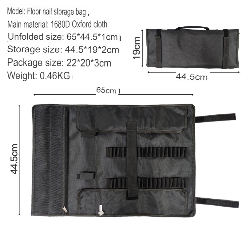 Ground Nail Storage Bag Outdoor Camping Accessories Tent Canopy Series Portable Installation Portable Storage Bag
