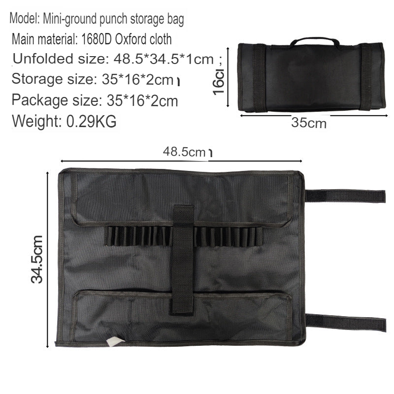Ground Nail Storage Bag Outdoor Camping Accessories Tent Canopy Series Portable Installation Portable Storage Bag