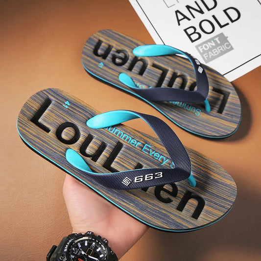 Men High Quality Brand Hot Sale Flip Flops Beach Slippers - MSL50258