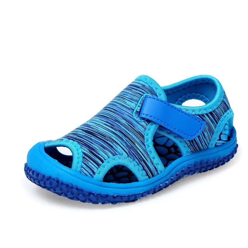 Kids Boys Spring and Summer Children's Closed Toe Sports Beach Shoes Boys Wading Shoes - YBSD50560