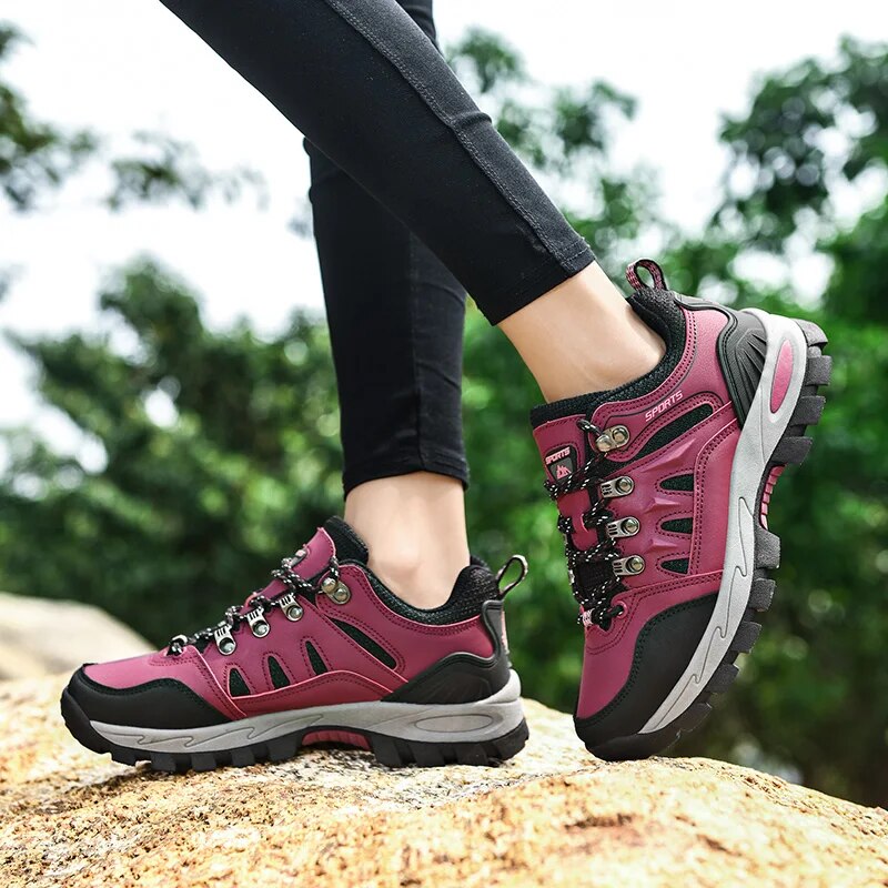 Women Hiking Boots Ankle Professional Hiking Shoes For Woman Climbing Comfortable Outdoor Shoes - WHS50182