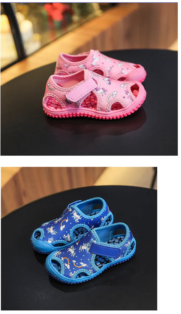 Quicy Dry Children Beach Water Shoes Kids Lightweight Girls Casual Sports Sandals - YGSD50608