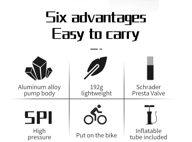 Bicycle Pump High Pressure Bike Mountain Bike Pump Equipment Accessories