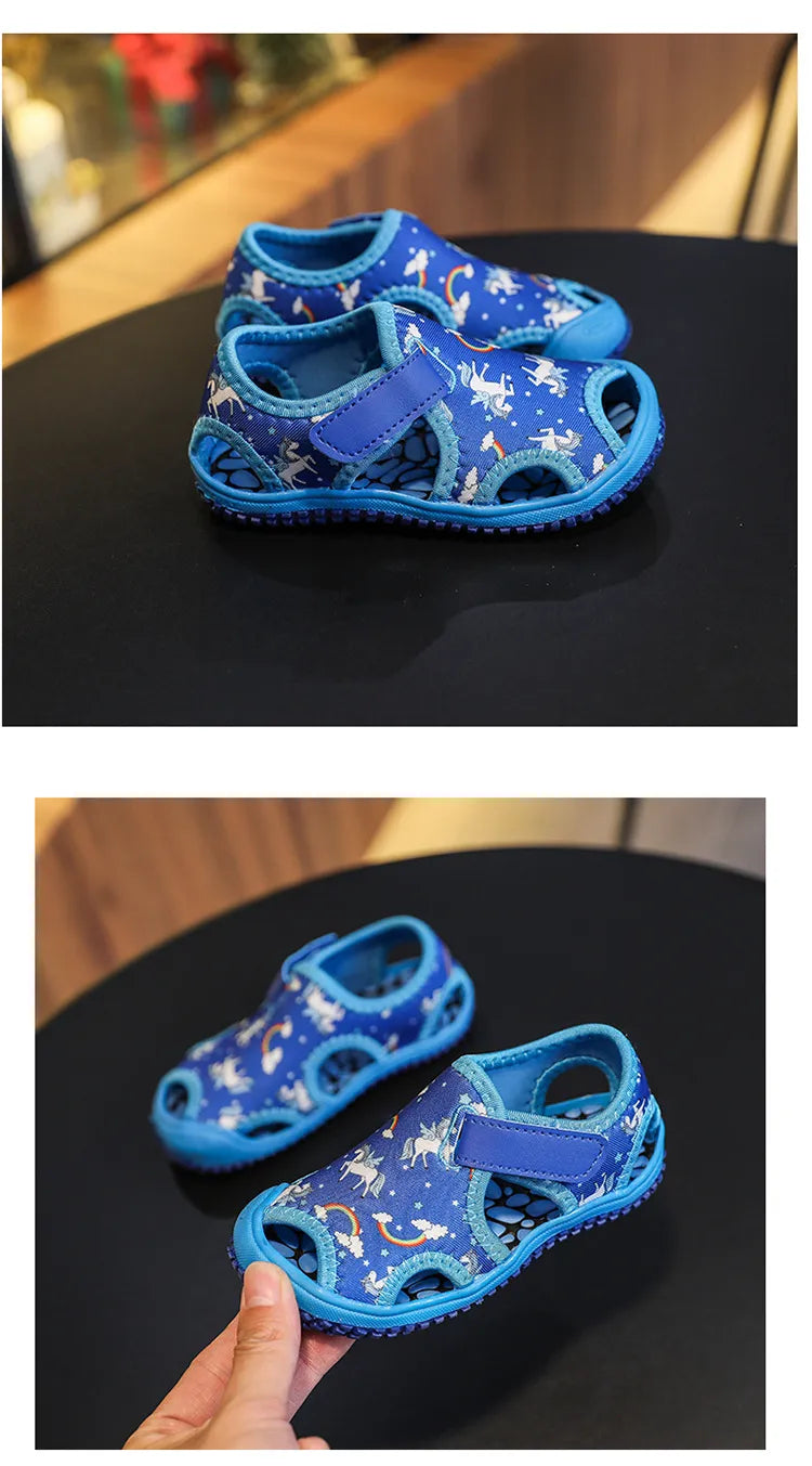 Quicy Dry Children Beach Water Shoes Kids Lightweight Girls Casual Sports Sandals - YGSD50608