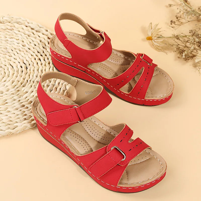 Women Summer Wedge Sandals Fashion Non Slip Beach Shoes Woman Lightweight Casual Platform Sandalias - WSD50237