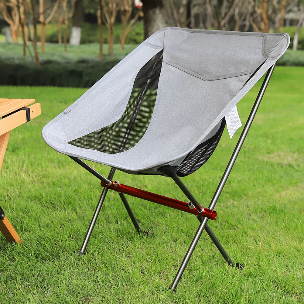Portable Aluminum Moon Chair Camping Beach Chair Outdoor Folding Chair.