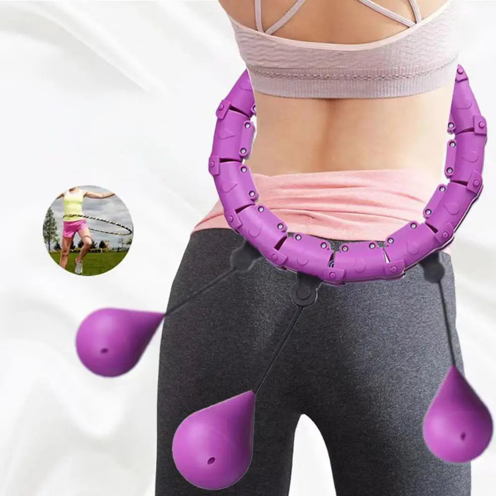 1 Set Hula hoop for adults, thin waist, girls and children, gourd waist beauty, fitness belly tightening, global massage, thin belly hula hoop