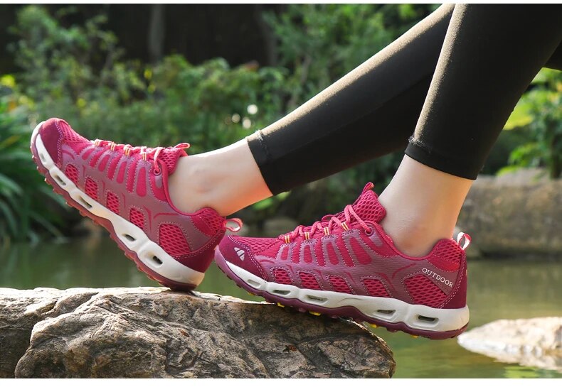Women Hiking Spring Outdoor Climbing Shoes Ladies Sneakers Casual Shoes - WHS50181