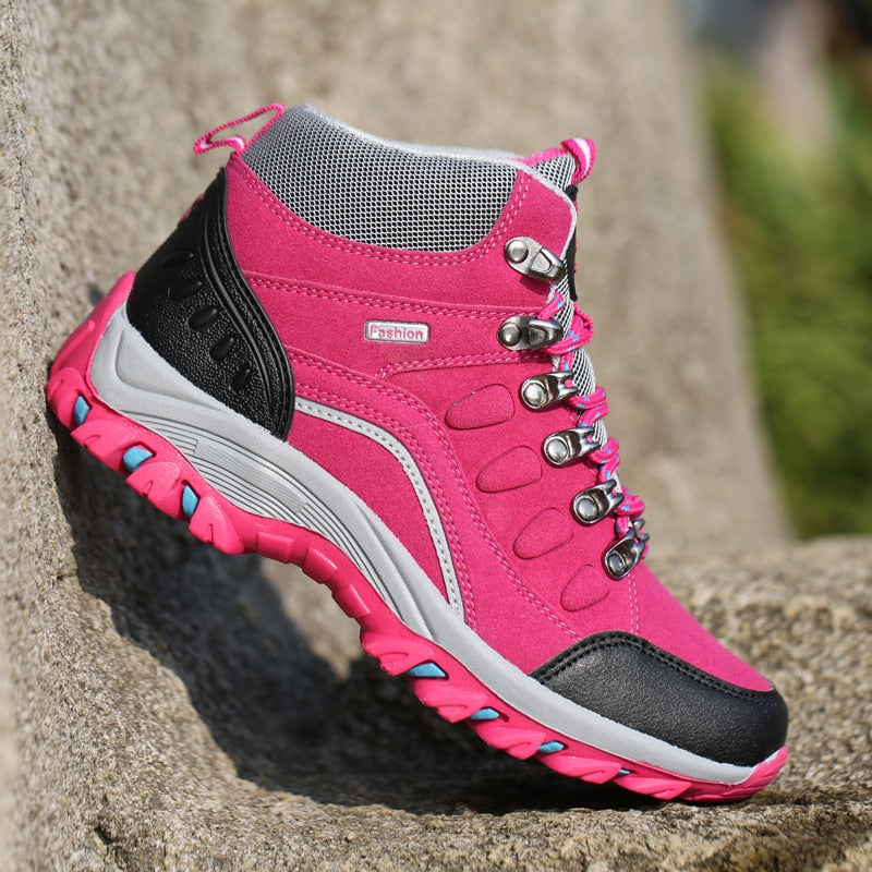 Women Mountain Outdoor Hiking Shoes Camping Climb Footwear Outdoor Walking Footwear Anti-slip Shoes - WHS50175