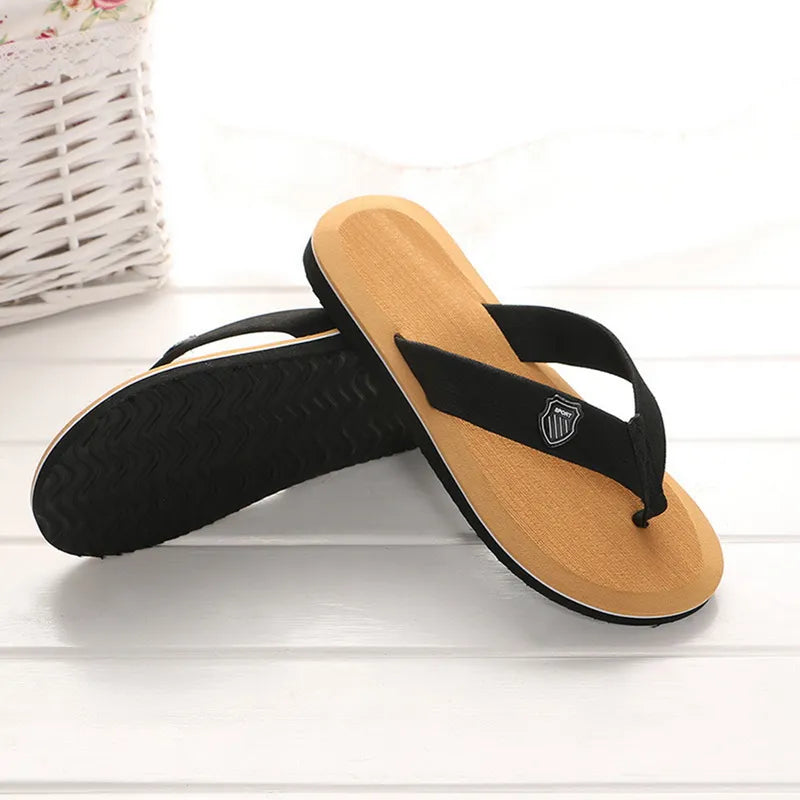 Men Summer Flip Flops Beach Slippers Sandals Non-Slip Home Chanclas Slipper