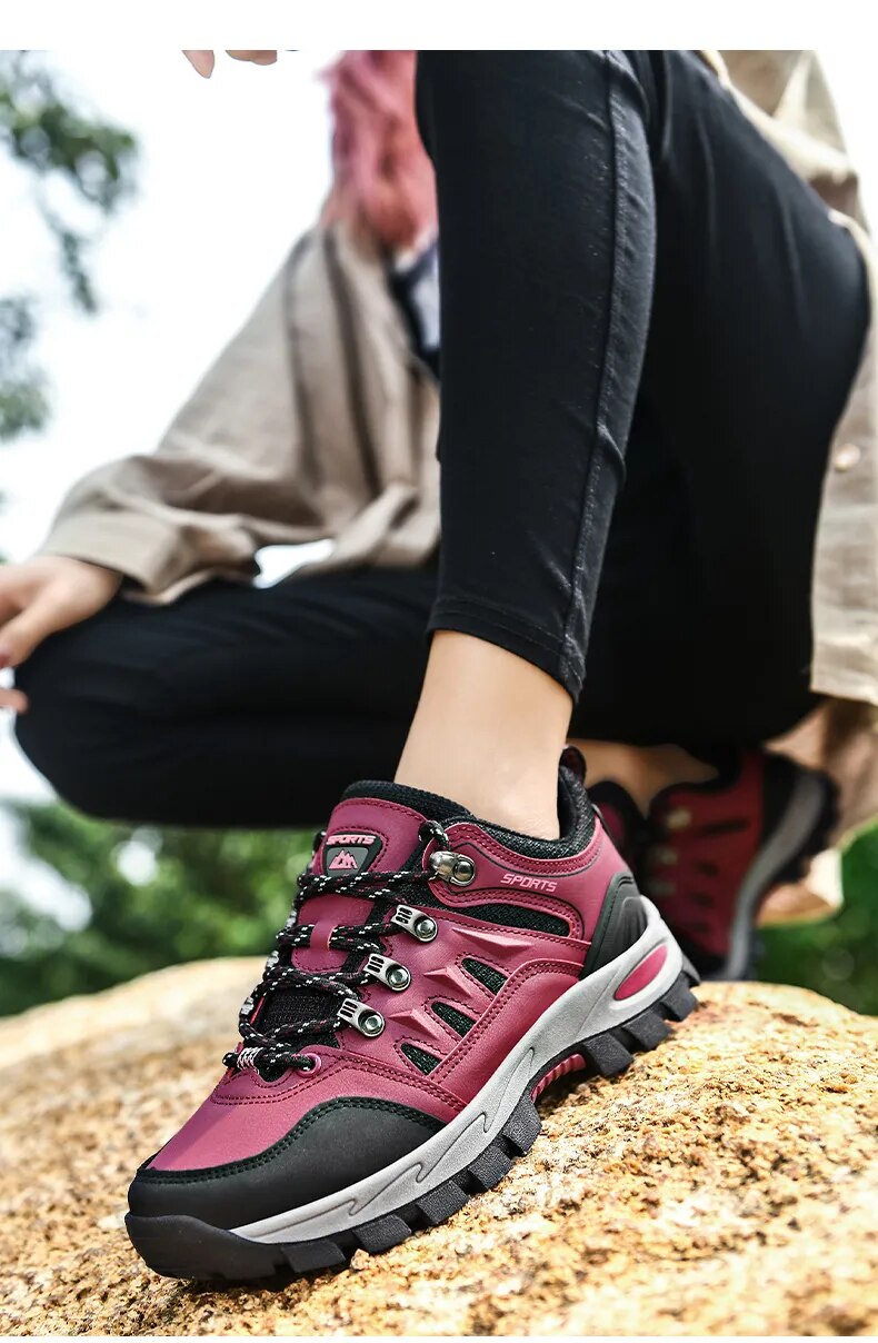 Women Hiking Boots Ankle Professional Hiking Shoes For Woman Climbing Comfortable Outdoor Shoes - WHS50182